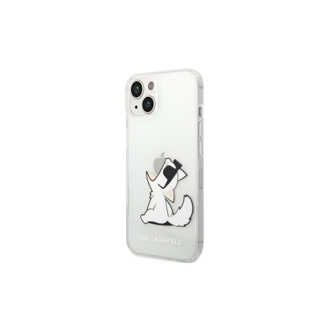 Karl Lagerfeld nakładka do iPhone 14 Plus 6,7" KLHCP14MCFNRC przezroczysta hardcase Choupette Fun