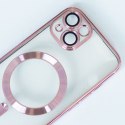 Nakładka Color Chrome Mag do iPhone 13 6,1" różowo-złota