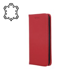 Etui skórzane Smart Pro do Samsung Galaxy S23 Plus bordowe