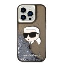 Karl Lagerfeld nakładka do iPhone 14 Pro Max 6,7" KLHCP14XLNKHCK czarna hardcase Glitter Karl Head