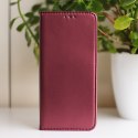 Etui Smart Magnetic do Xiaomi Redmi 12C / Redmi 11A / Poco C55 burgundowe