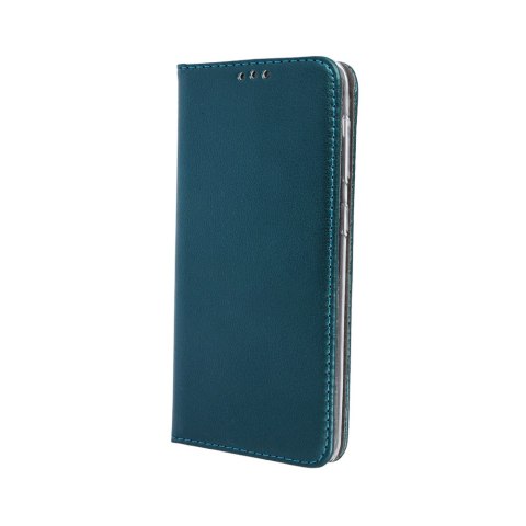 Etui Smart Magnetic do Xiaomi Redmi 12C / Redmi 11A / Poco C55 ciemnozielone