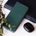 Etui Smart Magnetic do Xiaomi Redmi 12C / Redmi 11A / Poco C55 ciemnozielone