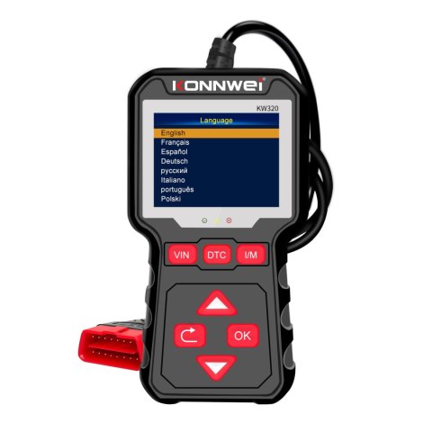 Miernik diagnostyczny KW320, skaner OBD2 Konnwei