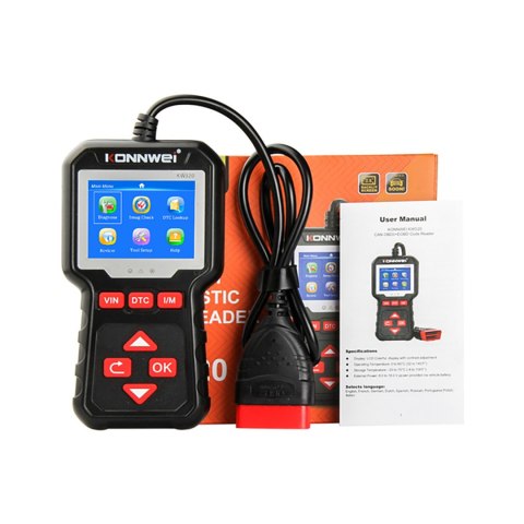 Miernik diagnostyczny KW320, skaner OBD2 Konnwei