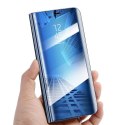 Etui Smart Clear View do Samsung Galaxy A34 5G niebieske