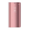 Etui Smart Clear View do Samsung Galaxy A34 5G różowe