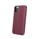 Etui Smart Diva do Xiaomi Redmi 12C burgundowe