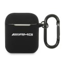 AMG AMA2RBK AirPods cover czarny/black Silicone Big Logo