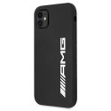 AMG AMHCN61SGLBGN iPhone 11 6,1" czarny/black hardcase Silicone Big Logo