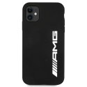 AMG AMHCN61SGLBGN iPhone 11 6,1" czarny/black hardcase Silicone Big Logo