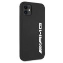 AMG AMHCN61SGLBGN iPhone 11 6,1" czarny/black hardcase Silicone Big Logo