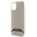 AMG AMHCN61TCBW iPhone 11 / Xr 6,1" przezroczysty/transparent hardcase Electroplate Black&White