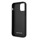 AMG AMHCP12MOSDBK iPhone 12/12 Pro 6,1" czarny/black hardcase Leather Curved Lines