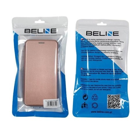 Beline Etui Book Magnetic Realme 7 Pro różowo złoty/rose gold