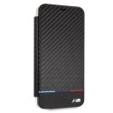 BMW BMTRBKI65PUCARTCBKiPhone XS Max book czarny/black Carbon Tricolor Stripe