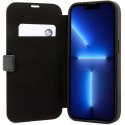 Etui BMW BMBKP14X22RDPK iPhone 14 Pro Max 6,7" czarny/black bookcase Leather Textured&Stripe