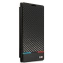 Etui BMW BMBKS22LPUCARTCBK S22 Ultra S908 czarny/black bookcase M Collection Triangles
