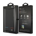 Etui BMW BMBKS22LPUCARTCBK S22 Ultra S908 czarny/black bookcase M Collection Triangles