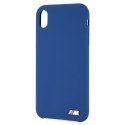 Etui BMW BMHCI61MSILNA iPhone Xr niebieski/navy hardcase Silicone M Collection