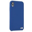 Etui BMW BMHCI61MSILNA iPhone Xr niebieski/navy hardcase Silicone M Collection