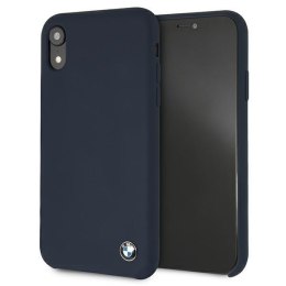 Etui BMW BMHCI61SILNA iPhone Xr granatowy/navy hardcase Silicone Signature