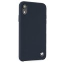 Etui BMW BMHCI61SILNA iPhone Xr granatowy/navy hardcase Silicone Signature