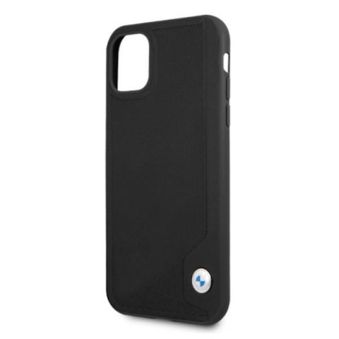 Etui BMW BMHCN61RCDPK iPhone 11 / Xr 6,1" czarny/black hardcase Leather Deboss