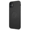 Etui BMW BMHCN61REELK iPhone 11 6,1"/ Xr czarny/black hardcase Leather Emboss