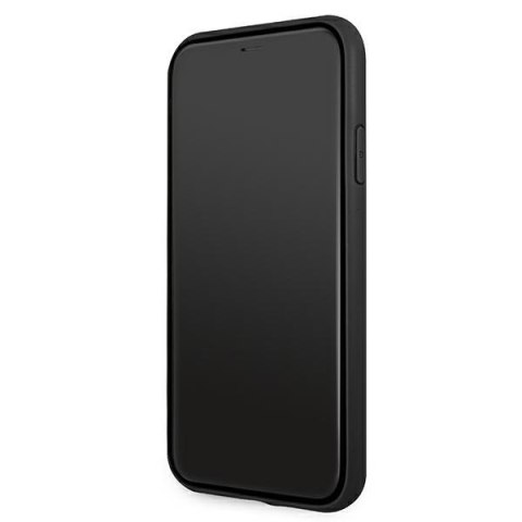 Etui BMW BMHCN61REELK iPhone 11 6,1"/ Xr czarny/black hardcase Leather Emboss