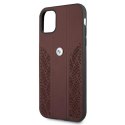 Etui BMW BMHCN61RSPPR iPhone 11 / Xr 6,1" czerwony/red hardcase Leather Curve Perforate