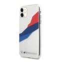 Etui BMW BMHCN61SKTGT iPhone 11 6,1" / Xr transparent hardcase Motorsport Tricolor