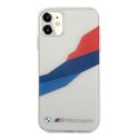 Etui BMW BMHCN61SKTGT iPhone 11 6,1" / Xr transparent hardcase Motorsport Tricolor