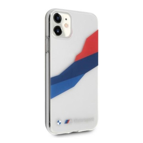 Etui BMW BMHCN61SKTGT iPhone 11 6,1" / Xr transparent hardcase Motorsport Tricolor