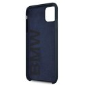 Etui BMW BMHCN65SILNA iPhone 11 Pro Max granatowy/navy hardcase Silicone Signature