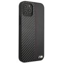 Etui BMW BMHCP12LMOCABK iPhone 12 Pro Max 6,7" czarny/black hardcase Carbon Tricolor