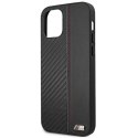 Etui BMW BMHCP12LMOCABK iPhone 12 Pro Max 6,7" czarny/black hardcase Carbon Tricolor