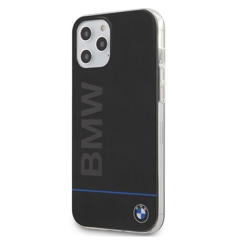 Etui BMW BMHCP12LPCUBBK iPhone 12 Pro Max 6,7" czarny/black hardcase Signature Printed Logo