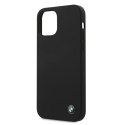 Etui BMW BMHCP12LSILBK iPhone 12 Pro Max 6,7" czarny/black hardcase Silicone Signature