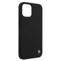 Etui BMW BMHCP12LSILBK iPhone 12 Pro Max 6,7" czarny/black hardcase Silicone Signature