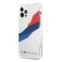 Etui BMW BMHCP12LSKTGT iPhone 12 Pro Max 6,7" transparent hardcase Motorsport Tricolor