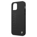 Etui BMW BMHCP12LSLLBK iPhone 12 Pro Max 6,7" czarny/black hardcase Signature Logo Imprint