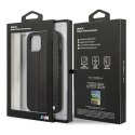 Etui BMW BMHCP12MMCARBK iPhone 12/12 Pro 6,1" czarny/black hardcase M Collection PU Carbon Stripe