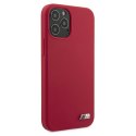 Etui BMW BMHCP12MMSILRE iPhone 12/12 Pro 6,1" czerwony/red hardcase Silicone M Collection