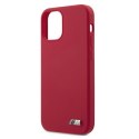 Etui BMW BMHCP12MMSILRE iPhone 12/12 Pro 6,1" czerwony/red hardcase Silicone M Collection