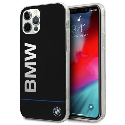 Etui BMW BMHCP12MPCUBBK iPhone 12/12 Pro 6,1" czarny/black hardcase Signature Printed Logo