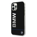 Etui BMW BMHCP12MPCUBBK iPhone 12/12 Pro 6,1" czarny/black hardcase Signature Printed Logo