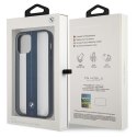 Etui BMW BMHCP12MPCUMRSTNA iPhone 12/ 12 Pro 6,1" transparent hardcase Middle Stripe Navy
