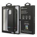 Etui BMW BMHCP12MPUCARTCBK iPhone 12/12 Pro 6,1" czarny/black hardcase M Collection PU Carbon Stripe