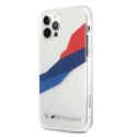 Etui BMW BMHCP12MSKTGT iPhone 12/12 Pro 6,1" transparent hardcase Motorsport Tricolor